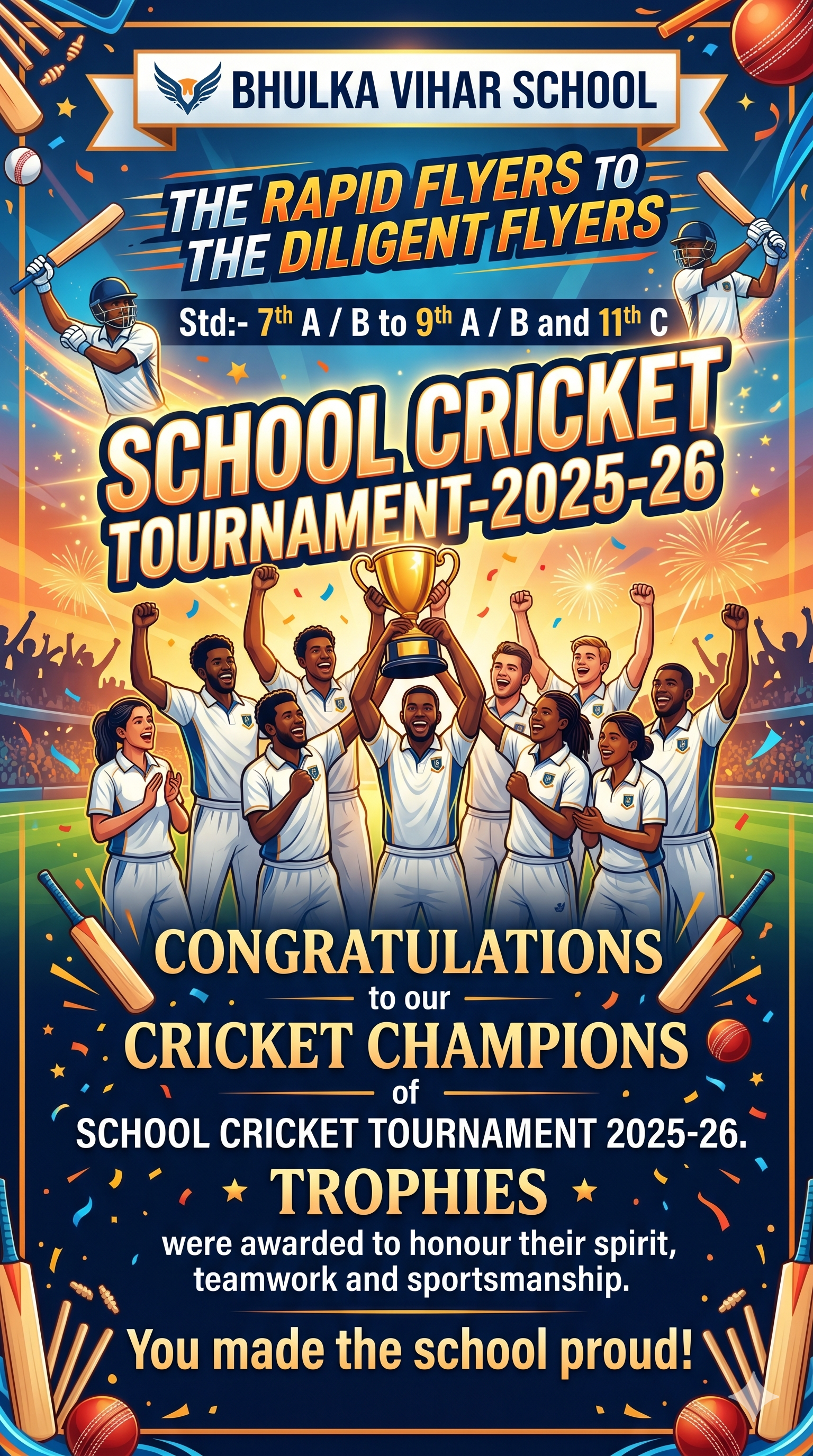 SCHOOL CRICKET TOURNAMENT-2025-26
