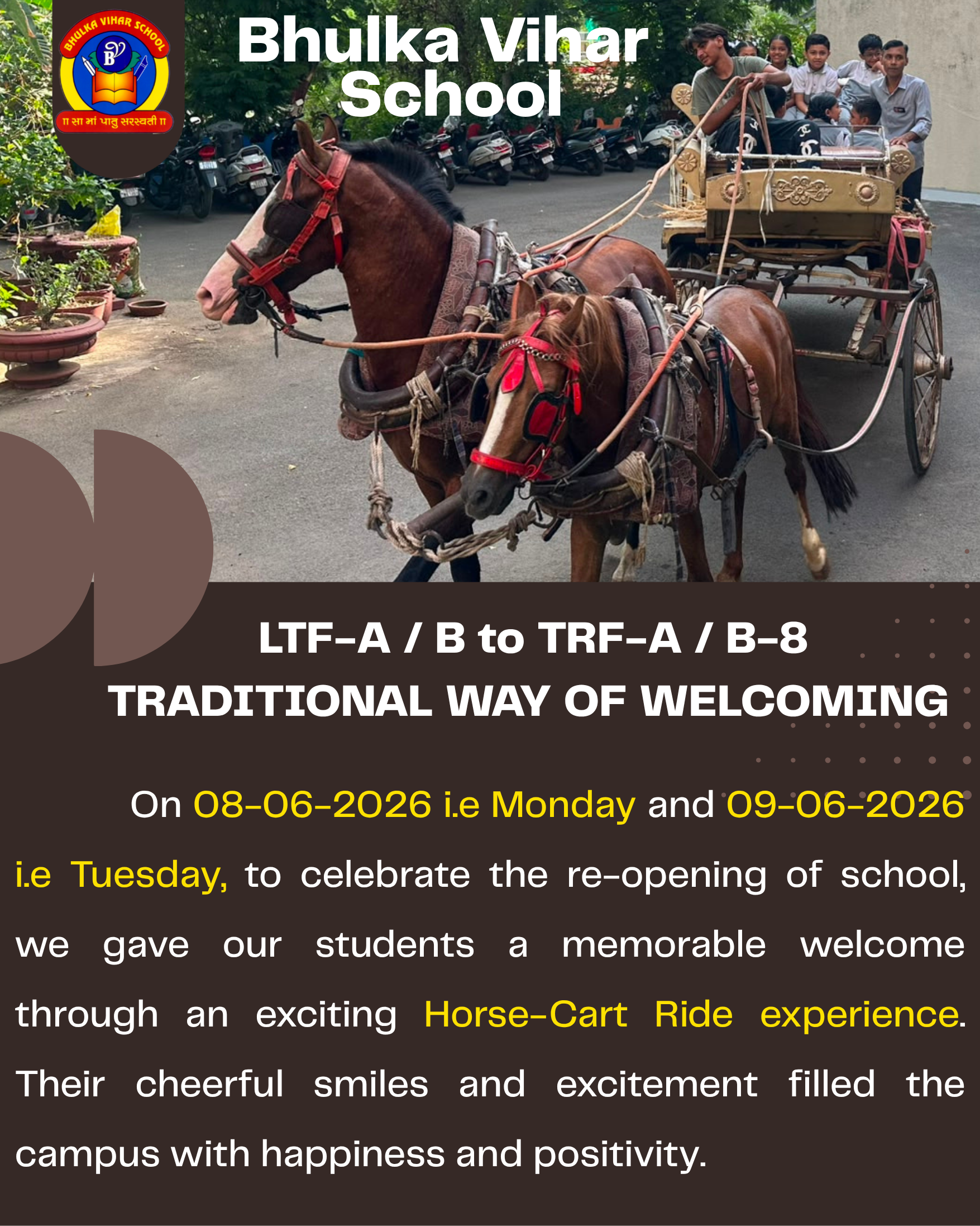 TRADITIONAL WAY OF WELCOMING