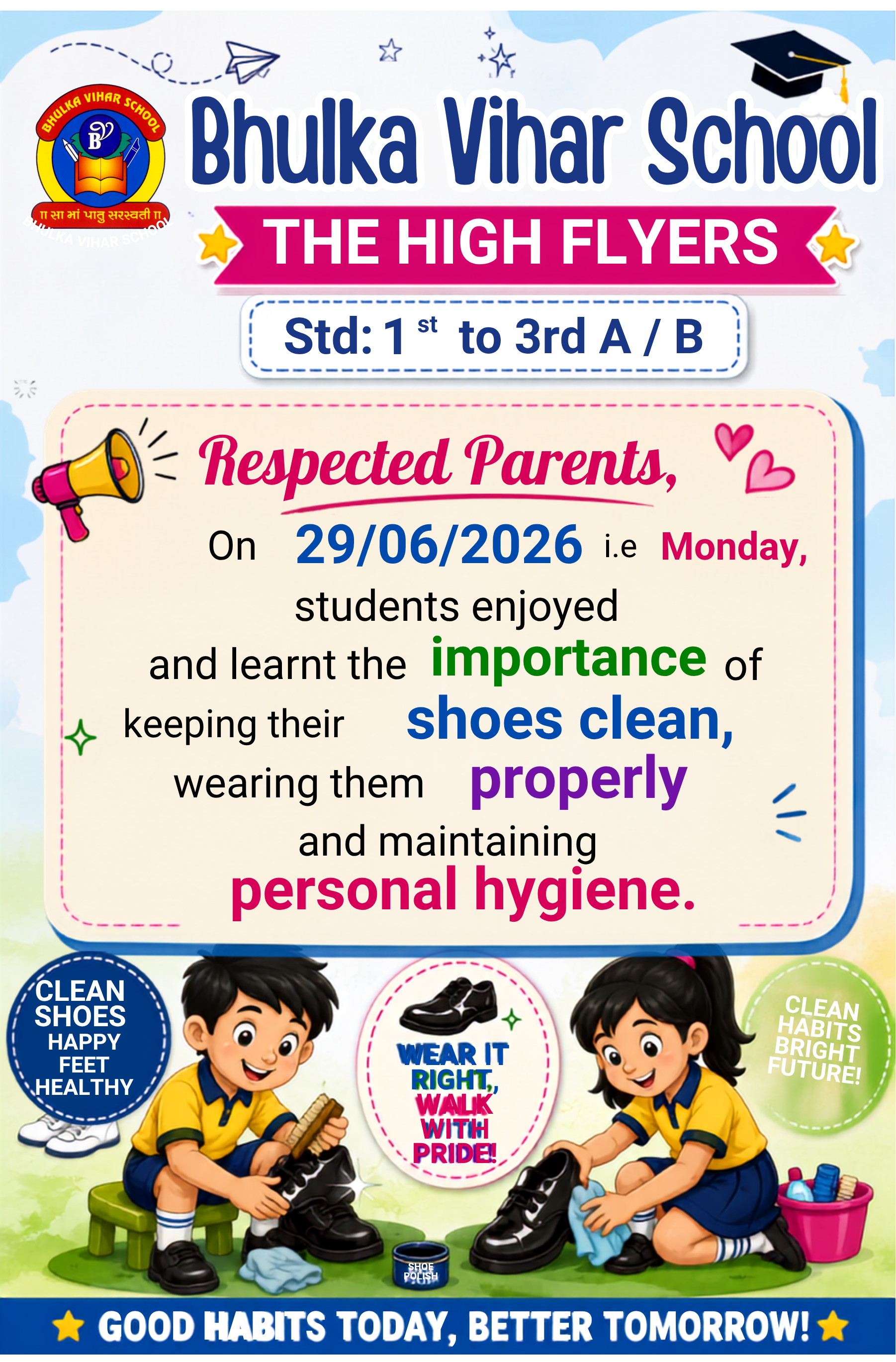 💙 SHOE CARE – A HEALTHY HABIT!